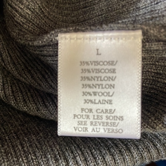 Torn By Ronny Kobo Women's Vianne Button Down Midi Knit Sweater Dress Charcoal L - Picture 10 of 11